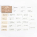 Silent Dialogue vintage memo-notities in luciferdoosje voor journaling en scrapbooking - Stille dialoog