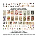 Set scrapbooking vintage da 200 fogli con adesivi washi e carta speciale per journaling - Ieri Ancora Una Volta