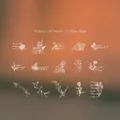 30-piece white minimalist floral PET stickers featuring 15 unique artistic line designs - Secret Flower Language