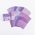 Purple vintage paper laboratory series for scrapbooking with 100 sheets of textured DIY paper - Mist Ash Purple