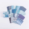 Deep-sea Mermaid themed square decorative paper set for scrapbooking, 100 sheets - Deep Sea Mermaid