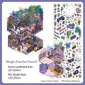 Magic Practice Room DIY sticker set with PET material and scene card decorations - Magic Practice Room