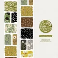 Simple Camellia washi tape variant featuring vintage floral motifs and die-cut edges - Simple Camellia / 50mm*3m
