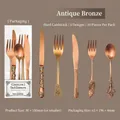 Adesivi decorativi vintage per posate classiche, set da 10 fogli con 5 design antichi - Copper Years