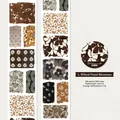 Vintage floral washi tape with 50mm width and die-cut patterns for DIY scrapbooking - Blooming Dead Wood / 50mm*3m