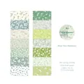 Groene bloemen washi tape met bladpatroon 50mm breed voor DIY-journaling en knutsel - Groene Ranken