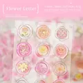 3D epoxy resin floral seal stickers with gold hot stamping on 9.5x15cm sheet - Single Sheet / Floral Love Letter