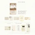 Vintage-Papierset Sujian Shiyi mit 30 Spezialblättern und Klemmbrett für Journaling - Gedächtnisverfolgung