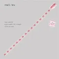 Sparkle PET decorative tape with red bow design for journaling DIY, 15mm width - Glitter PET Style - Small Bow