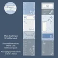 Vintage blue scrapbooking paper tape with butterfly and calendar motifs, 40mm x 2m size - 40mm x 2m / Time Blues