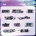 Cyber style PET stickers with holographic glitch art effects for creative journaling - Cyber