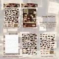 Mystery detective puzzle sticker set for DIY miniature scenes and immersive scrapbooking - Jewelry Theft