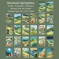 Mountain nature themed washi stickers 50pcs for DIY scrapbooking and journal decoration - Mountain Spring