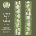 Decorative stone and grass path PET washi tape for scrapbooking DIY projects 40mm x 2m - Stone Meadow Style