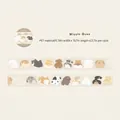 Cute Wiggle Bums PET dog tape with hand-drawn puppy illustrations, 20mm x 2m loop - Wiggle Bums