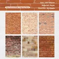 Retro muurtextuur decoratieve papieren stickers 100x140mm set van 30 vellen voor journal - Oude Muur
