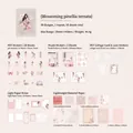 Bastelset mit 50 Blatt Blumen-Mädchen Stickern und Papier für Scrapbooking in Rosa-Tönen - Blumen im Sommer