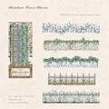 Rainbow Fence Bloom PET-Sticker-Set mit 10 floralen Gartenzaun-Scrapbooking-Aufklebern - Regenbogenzaun Blüte