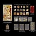 Retro Impression style scrapbook kit with vintage stickers, lace paper and PET decals - Vintage Impression