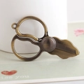 Vintage bronze alloy scissor pendant for DIY jewelry making and handmade crafts - Bronze