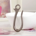 Ciondolo a gancio a U in lega di zinco argento antico per creazione di gioielli fai-da-te - Argento Antico