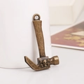 Vintage DIY Hammer-Anhänger aus Legierung mit Totenkopf für handgefertigte Ketten - Bronze