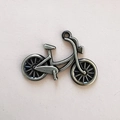 Ciondolo a forma di bicicletta retrò in lega argento antico per portachiavi fai da te - Bicicletta