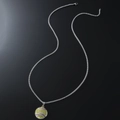 Collana con ciondolo basket hip-hop con cristalli scintillanti gialli e rossi - Catena Box da 70cm / Argento (Stile Baseball)