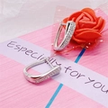 Orecchini a croce in argento S925 con pavé di zirconi in una confezione regalo romantica - Argento 925 / Argento