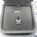 Dettaglio del ciondolo a farfalla in argento S925 con zirconi brillanti in confezione regalo - Argento Sterling 925 Completo / Solo ciondolo