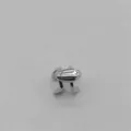 Minimalist S925 silver frog wrap open ring featuring a unique animal shaped jewelry design - Silver