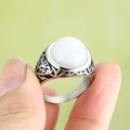 Steel Color White Stone