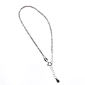 Sparkling S925 sterling silver chain bracelet with lobster clasp and extension link - 16+3cm / Galaxy Chain / Silver