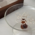 Handgefertigtes Set aus elastischen S925 Sterlingsilber Ringen mit Süßwasserperlen - 13JZ33 (Handgefertigte Süßwasserperle)
