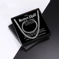 Mens silver color dragon bone chain necklace and bracelet set in a black gift box - Silver Set (Necklace + Bracelet + Box)