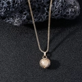 Collier avec pendentif basketball pour homme en finition dorée et chaîne box - Style Basketball Femmes / Doré