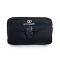 Robuste schwarze Oxford-Handytasche für Gürtel mit wasserdichter Schnalle für Outdoor - Zwei Schichten Horizontal Schwarz