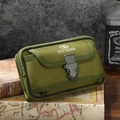 Armeegrüne taktische Nylon-Gürteltasche mit Schnalle und Reißverschluss für 6,5-Zoll-Handy - Zwei Schichten Grün