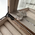 Minimalistischer doppellagiger S925 Sterlingsilberring mit gewellter Textur - Einstellbar Offen / Silber