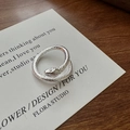 Minimalist S925 sterling silver snake ring with textured scales and wrap-around design - Adjustable Open / Snake Texture Adjustable Style (JZA006)