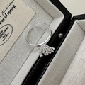 Eleganter S925 Sterlingsilber Feuerwerk-Cluster-Ring in einer hochwertigen Schmuckbox - Offener Ring(JZA078) / 925er Silber