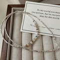 S925 sterling silver star mother-of-pearl bracelet with silver beads and natural stones - Star Mother Of Pearl Style (31TL55) / 925 Silver