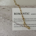 Minimalist S925 sterling silver necklace with gold and silver chain and teardrop pendant - 925 Silver / Gold and Silver Contrast Style (XL040)