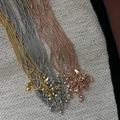 Cadenas de serpiente minimalistas de plata S925 en oro, plata y oro rosa - Oro Blanco