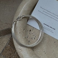 Bracelet multi-rangs en argent 925 italien avec fermoir mousqueton élégant - Bracelet Scintillant Multicouche Mode Italienne(8SL43) / Argent 925