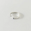 S925 sterling zilveren open ring met blauwe edelstenen en gehamerde textuur - Verstelbaar Open / Gehamerde Blauwe Edelsteen Stijl (JZA117)