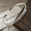 Bracciale rigido aperto in argento sterling 925 con trama a nido d'ape e design vintage - Stile Texture a Nido d'Ape (SZ025) / Argento 925