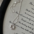 Collana minimalista in argento sterling S925 con pendente croissant e catena a sfere - Argento 925 / Argento (XLV120)