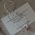 Elegant S925 sterling silver necklace featuring flat snake chain and textured cube pendant - Silver Honeycomb Texture Cylinder Pendant (XL345) / 925 Silver