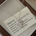 S925 sterling silver heart necklace with vintage texture in a wooden jewelry gift box - 925 Silver / Hammered Textured Heart (XLV135)
